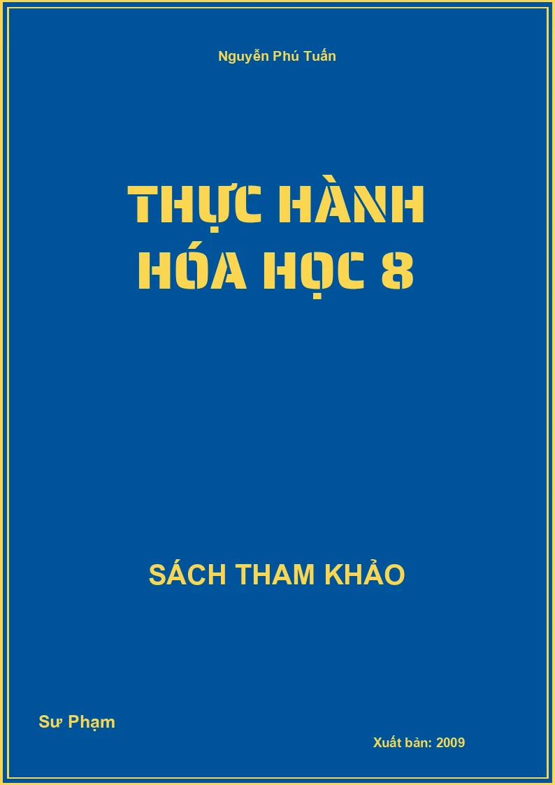Thực hành hóa học 8