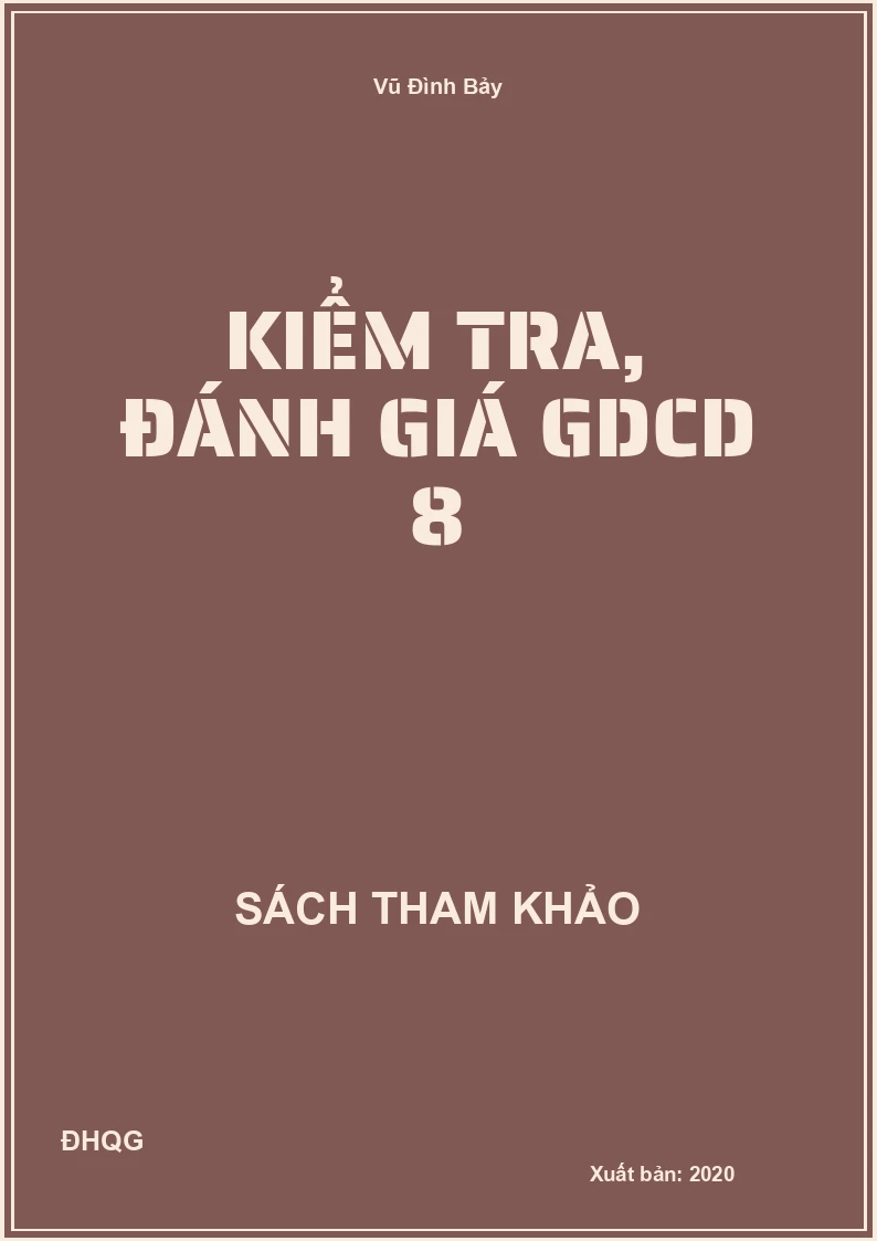 Kiểm tra, đánh giá GDCD 8