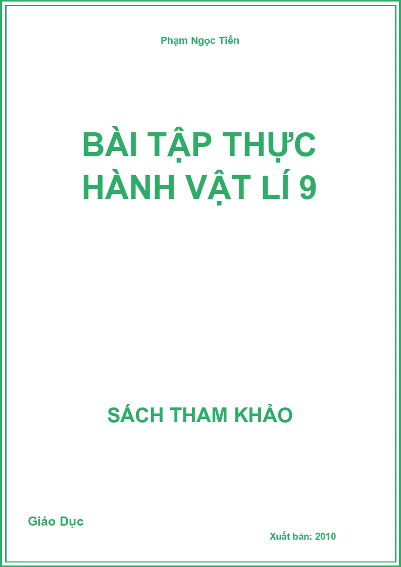Bài tập thực hành Vật lí 9
