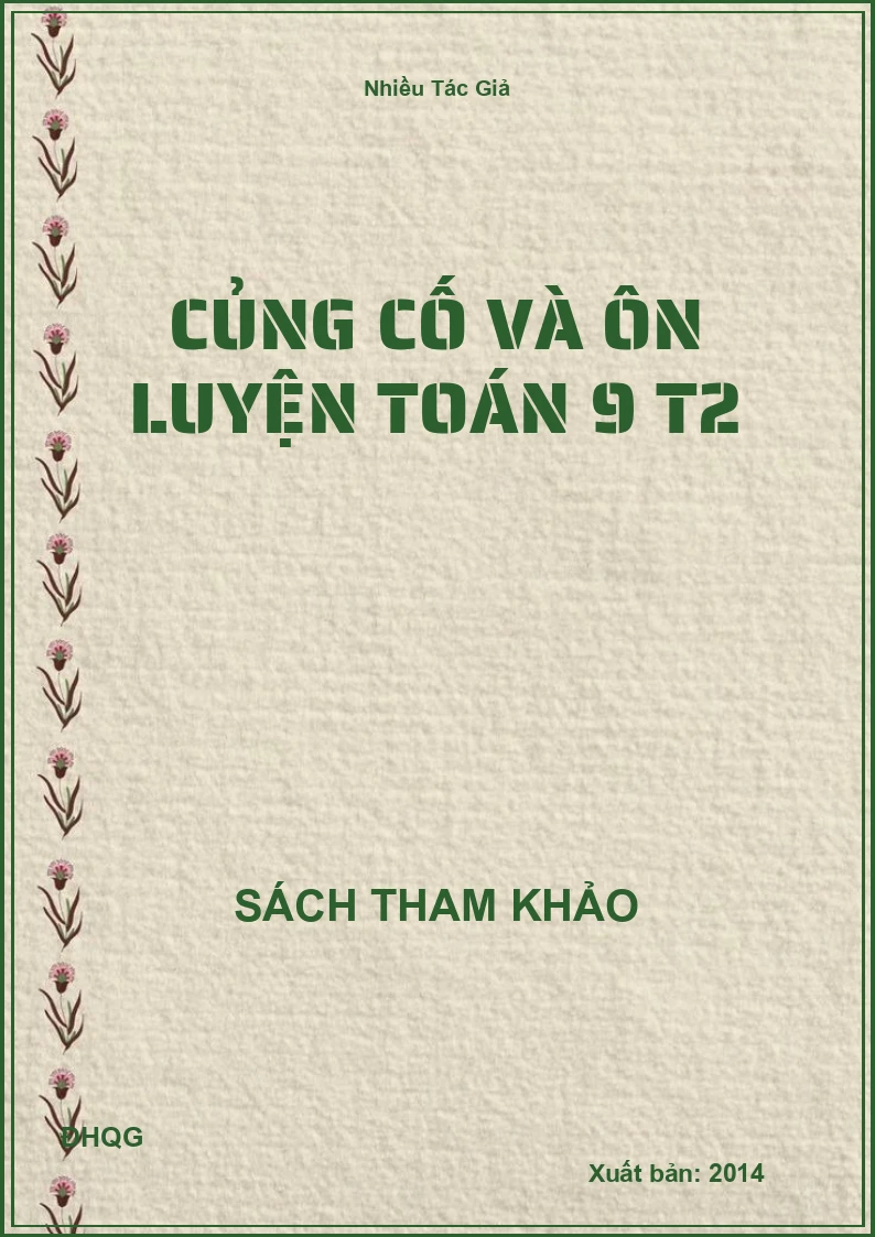 Củng cố và ôn luyện Toán 9 T2