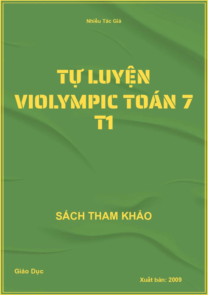 Tự luyện Violympic Toán 7 T1