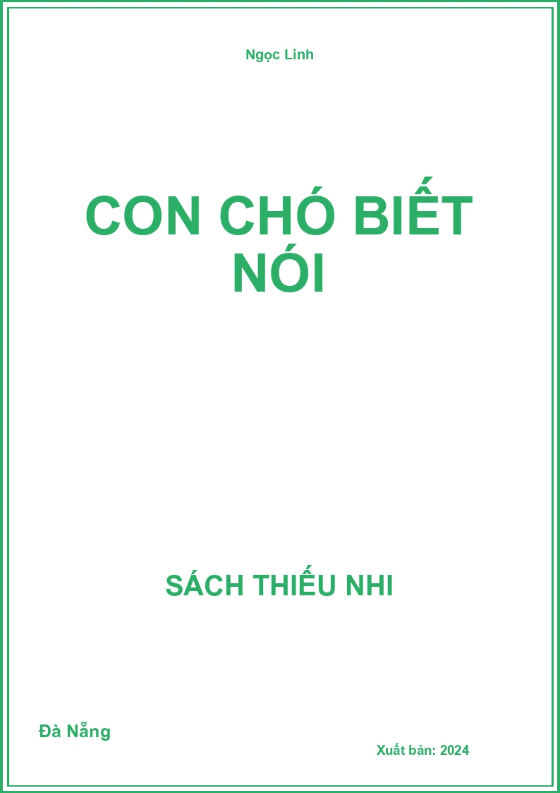 Con chó biết nói