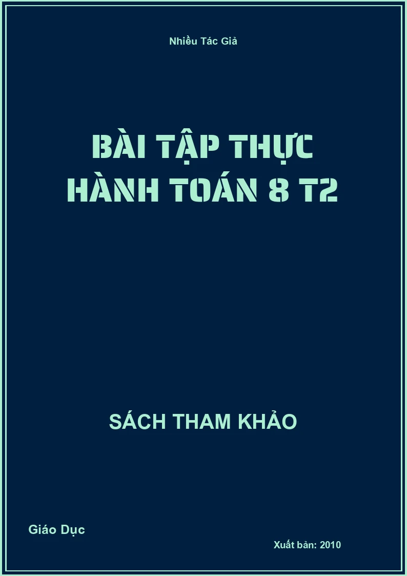 Bài tập thực hành Toán 8 T2