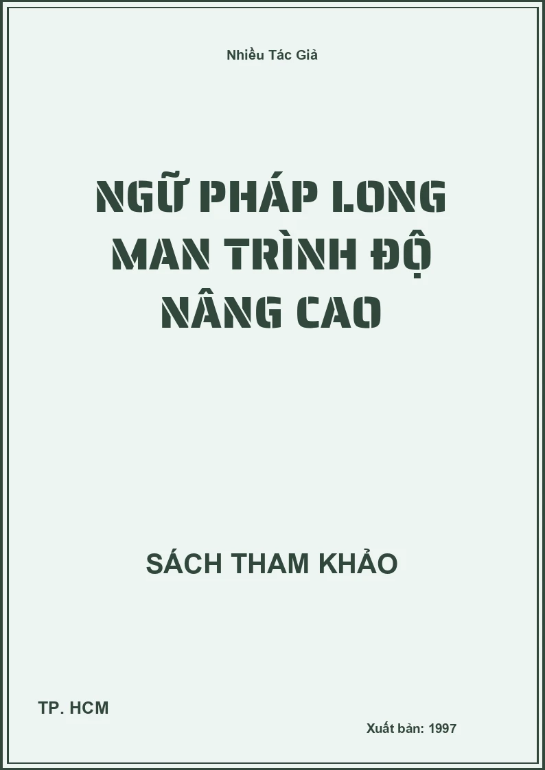 Ngữ pháp long man trình độ nâng cao