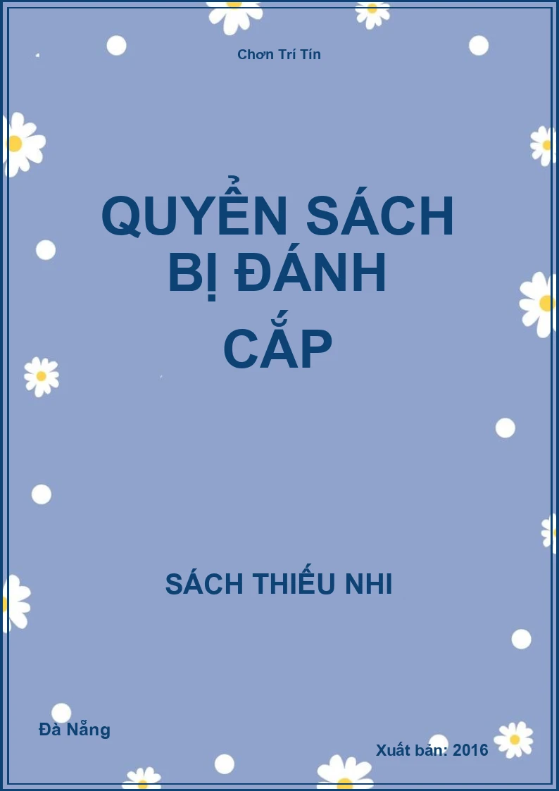 Quyển sách bị đánh cắp