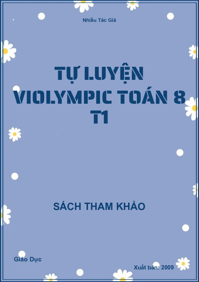 Tự luyện Violympic Toán 8 T1