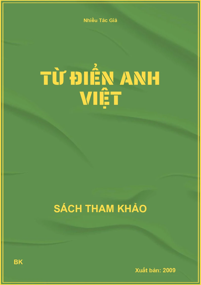 Từ điển Anh việt