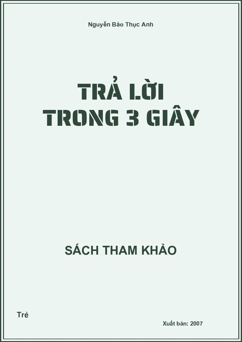 Trả lời trong 3 giây