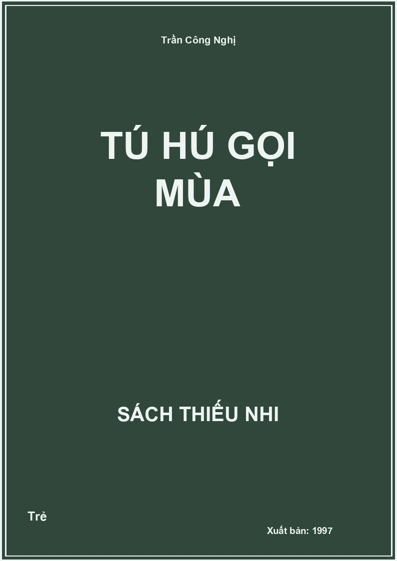 Tú Hú gọi mùa