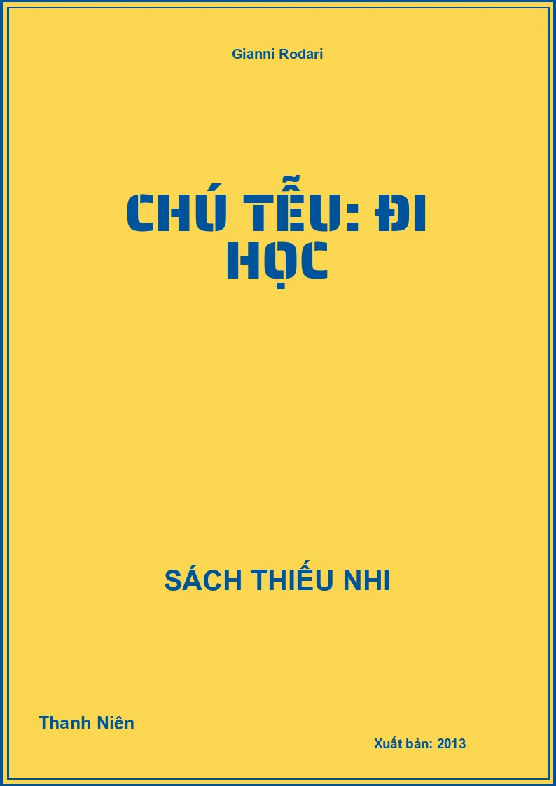 Chú tễu: đi học