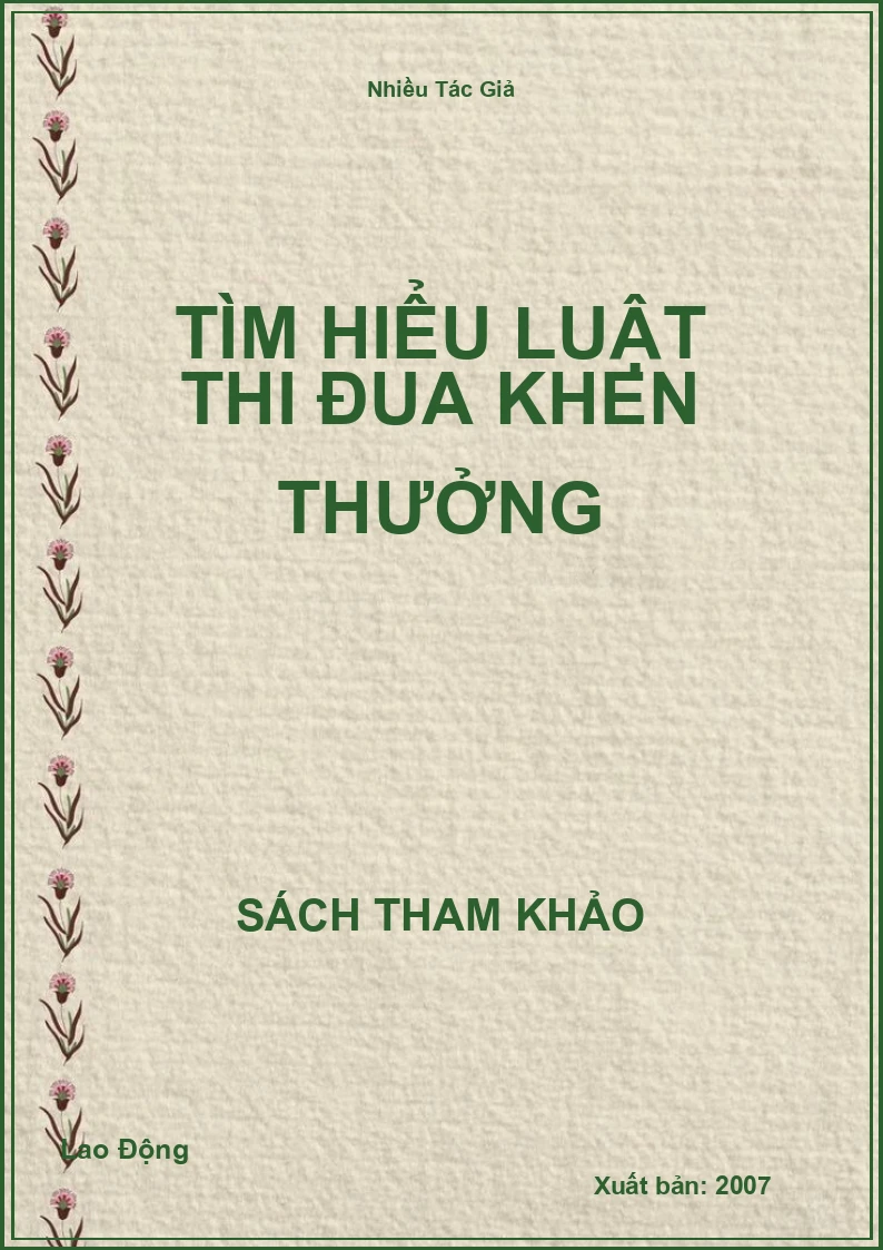 Tìm hiểu luật thi đua khen thưởng