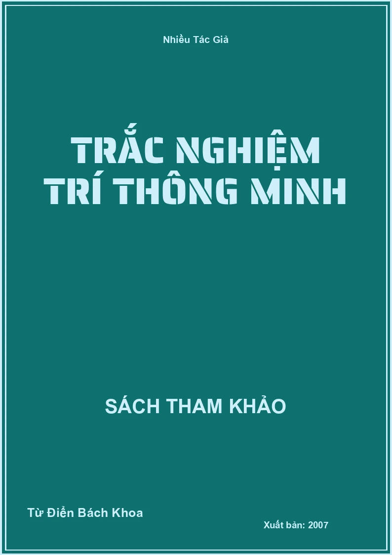 Trắc nghiệm trí thông minh