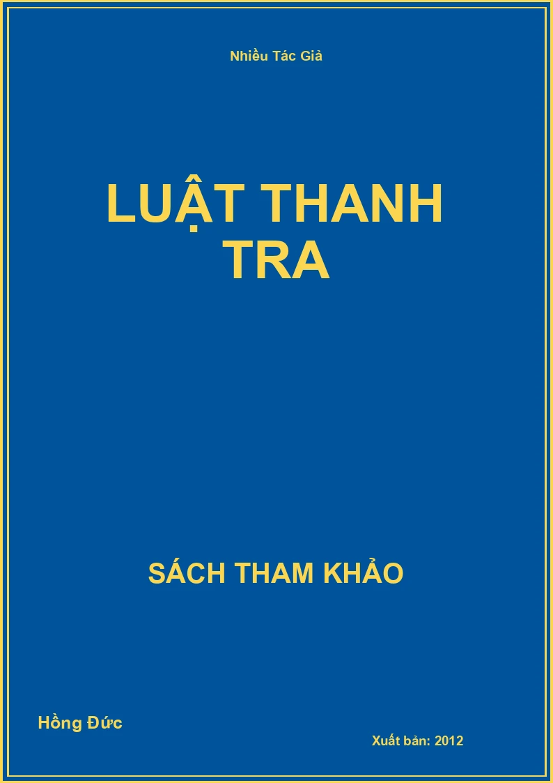 Luật thanh tra