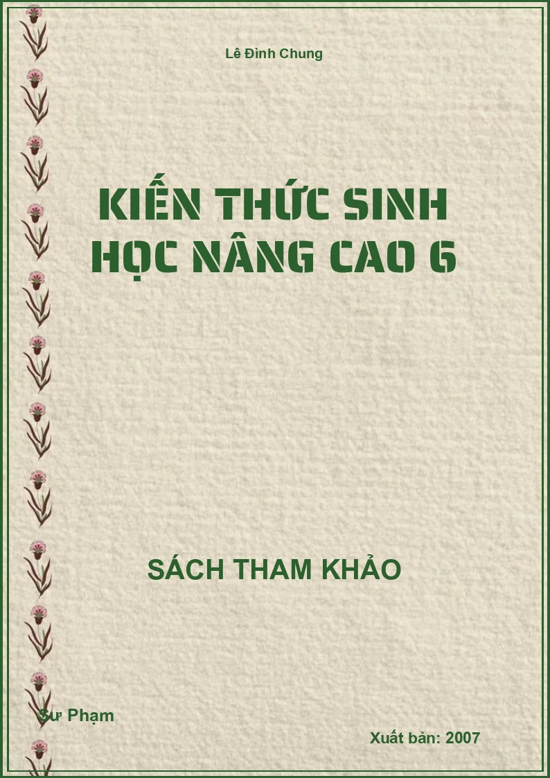 Kiến thức sinh học nâng cao 6
