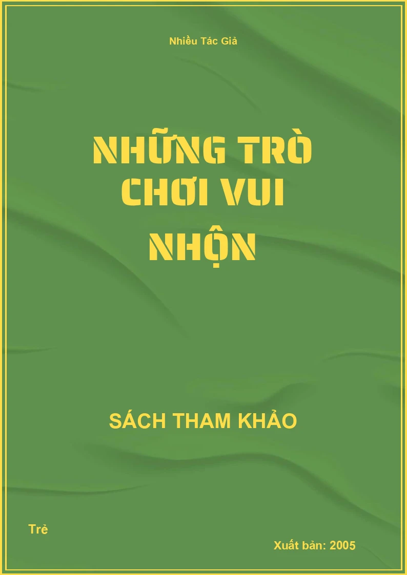 Những trò chơi vui nhộn