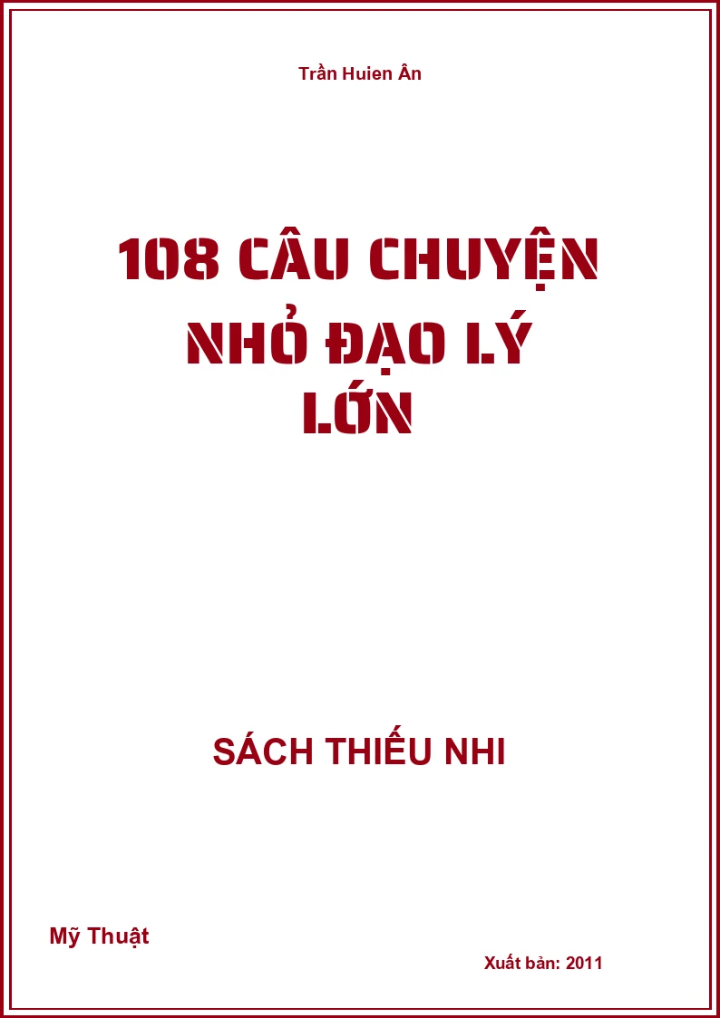 108 câu chuyện nhỏ đạo lý lớn