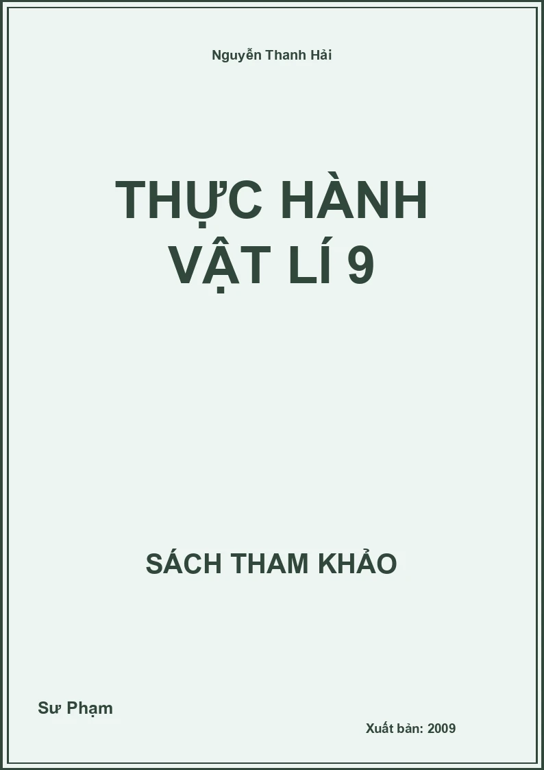 Thực hành Vật lí 9