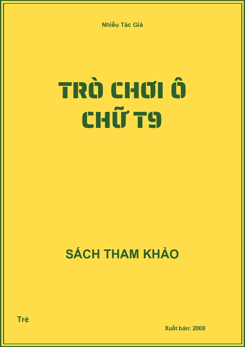 Trò chơi ô chữ T9