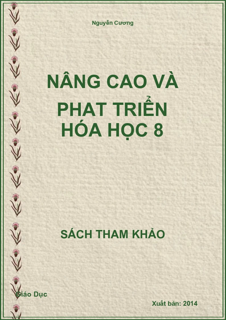 Nâng cao và phat triển hóa học 8