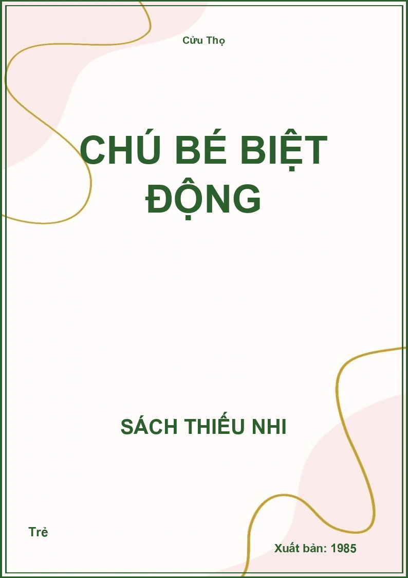 Chú bé biệt động