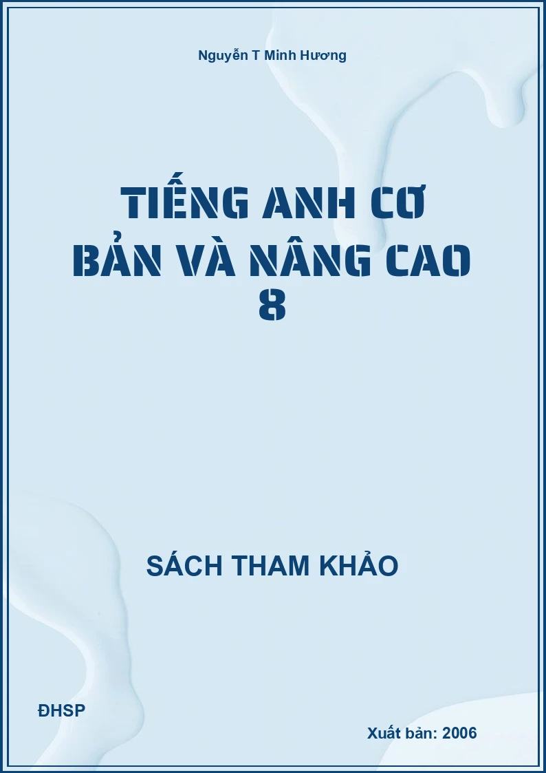 Tiếng Anh cơ bản và nâng cao 8