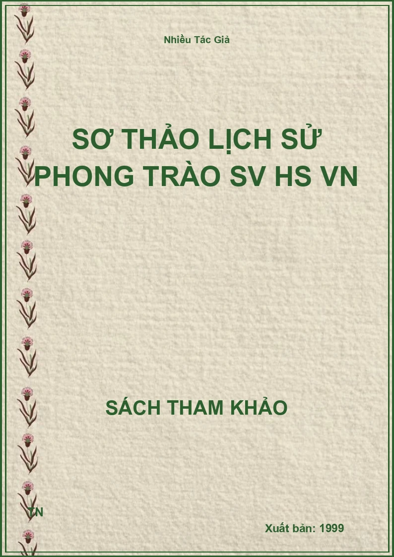 Sơ thảo lịch sử Phong trào SV HS VN