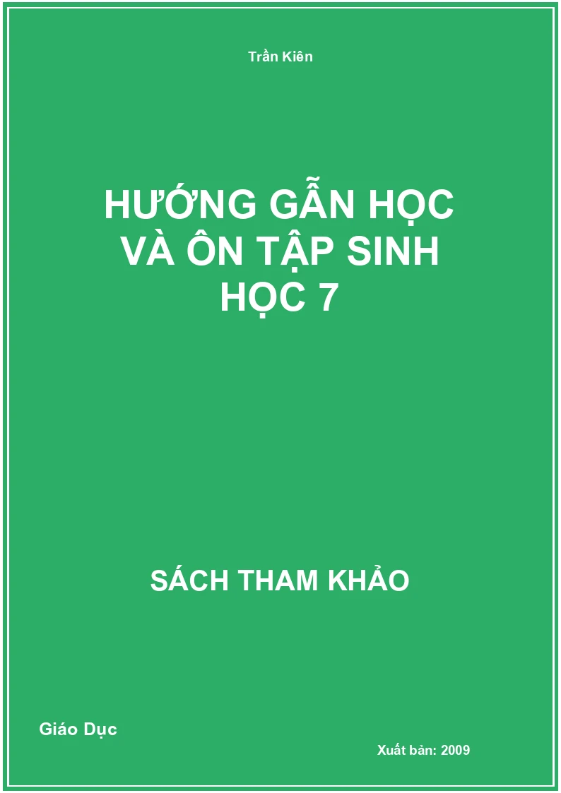 Hướng gẫn học và ôn tập sinh học 7