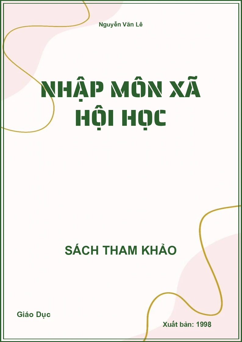 Nhập môn xã hội học