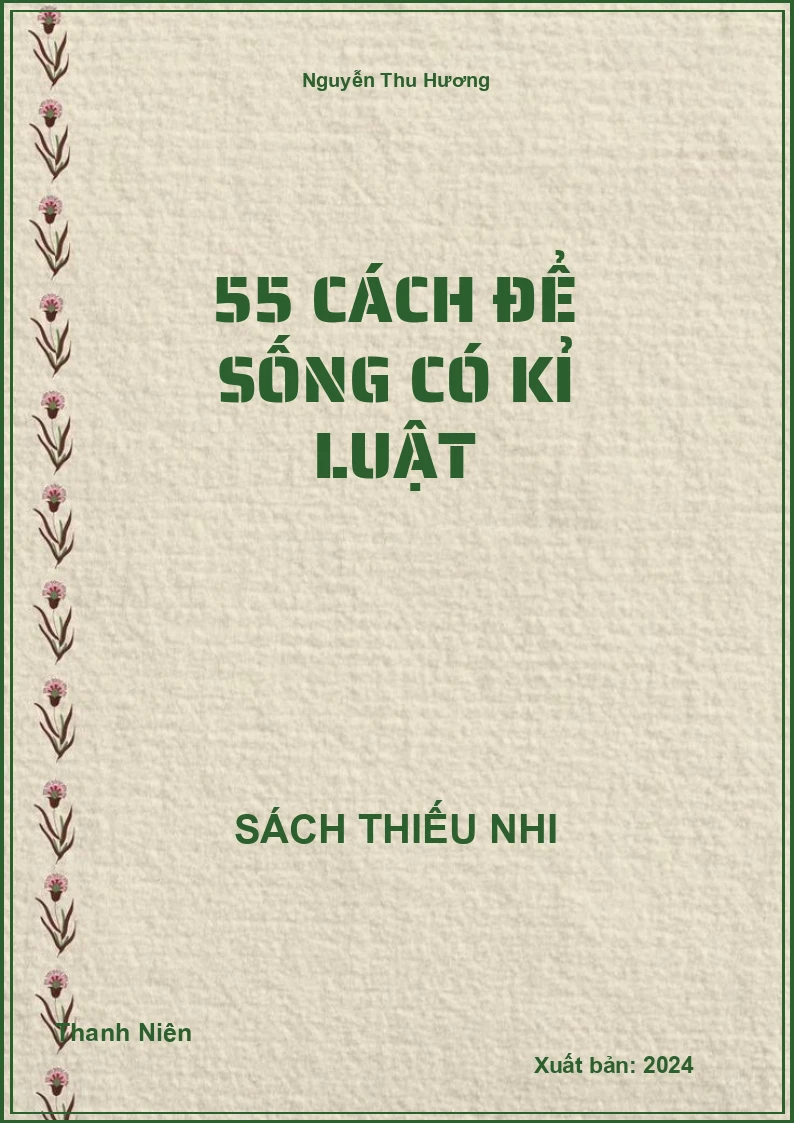 55 cách để sống có kỉ luật