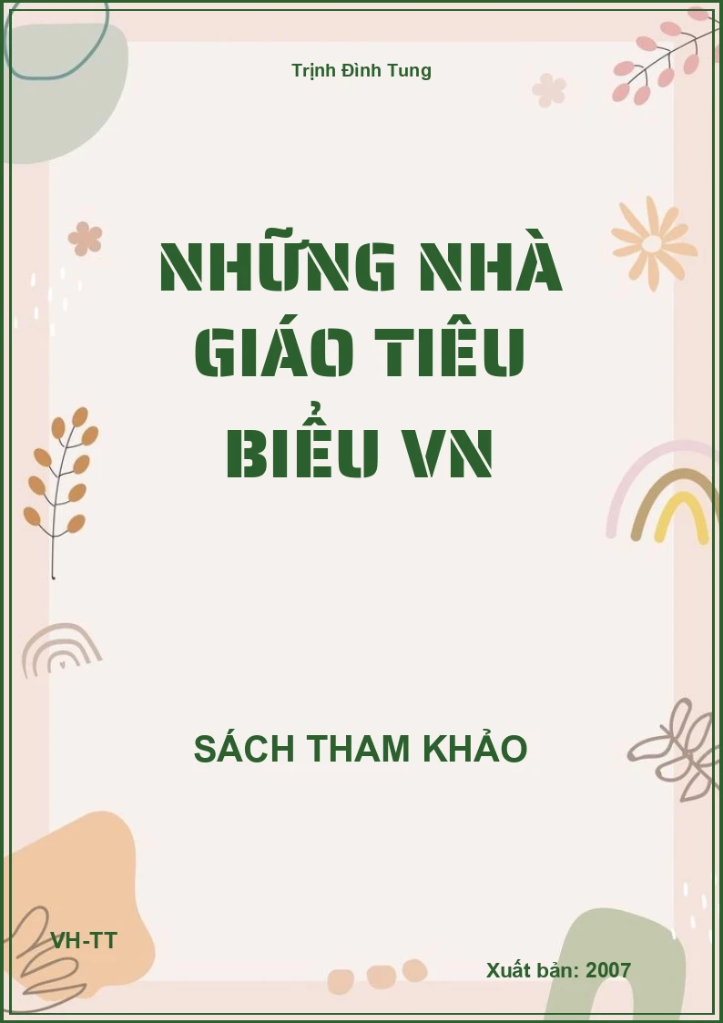Những nhà giáo tiêu biểu VN