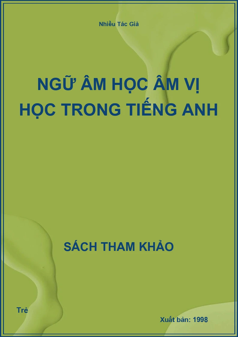 Ngữ âm học âm vị học trong Tiếng Anh