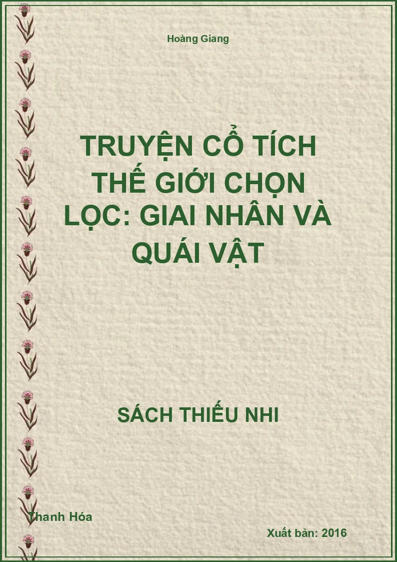 Truyện cổ tích thế giới chọn lọc: Giai nhân và quái vật