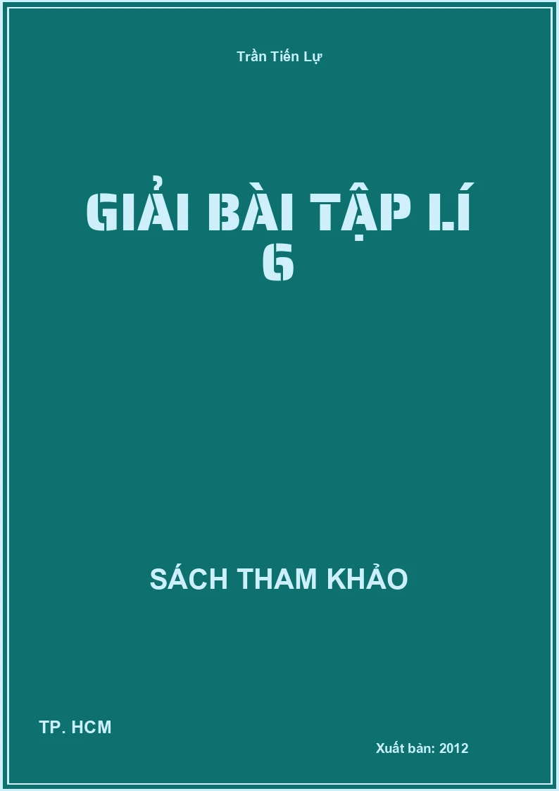 Giải bài tập lí 6