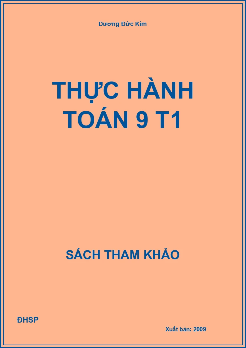 Thực hành Toán 9 T1