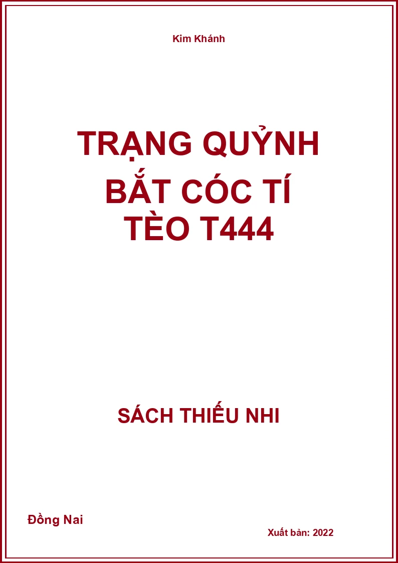 Trạng Quỷnh bắt cóc tí tèo T444