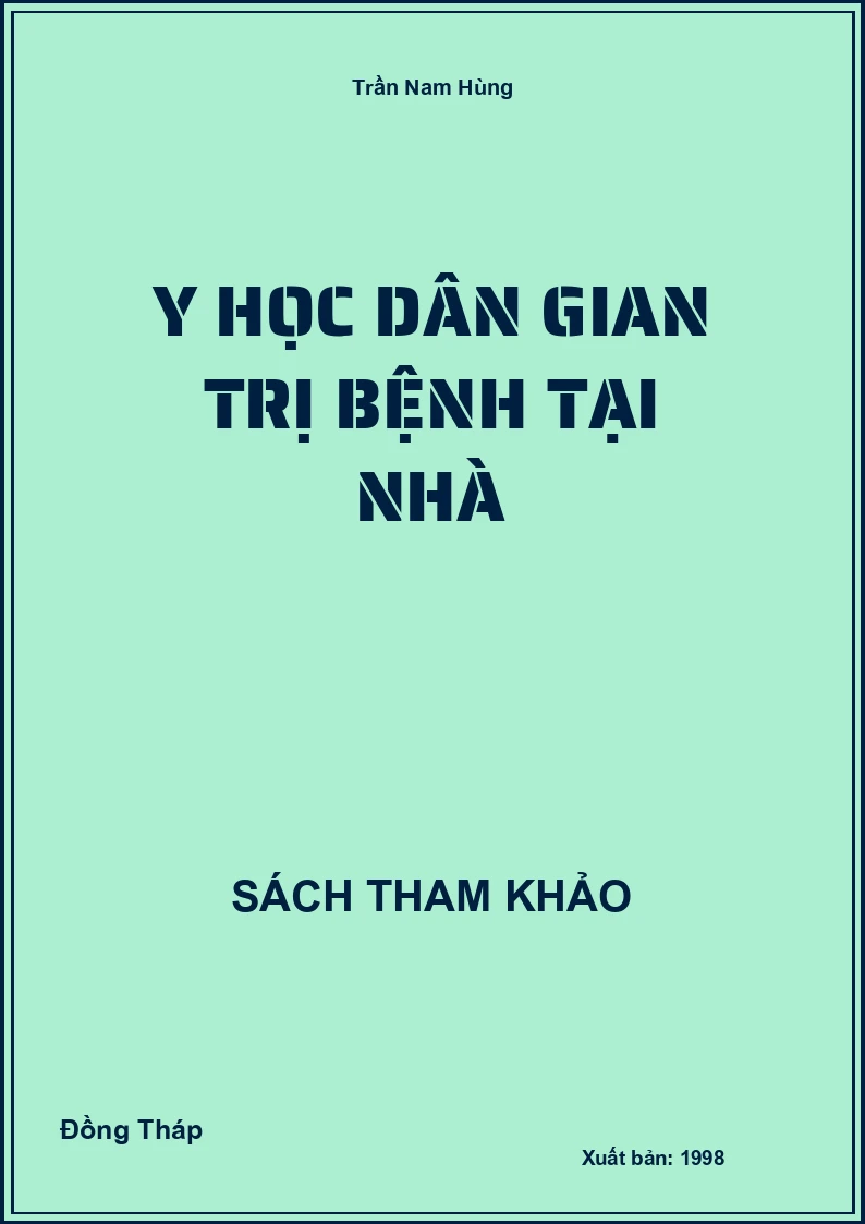y học dân gian trị bệnh tại nhà