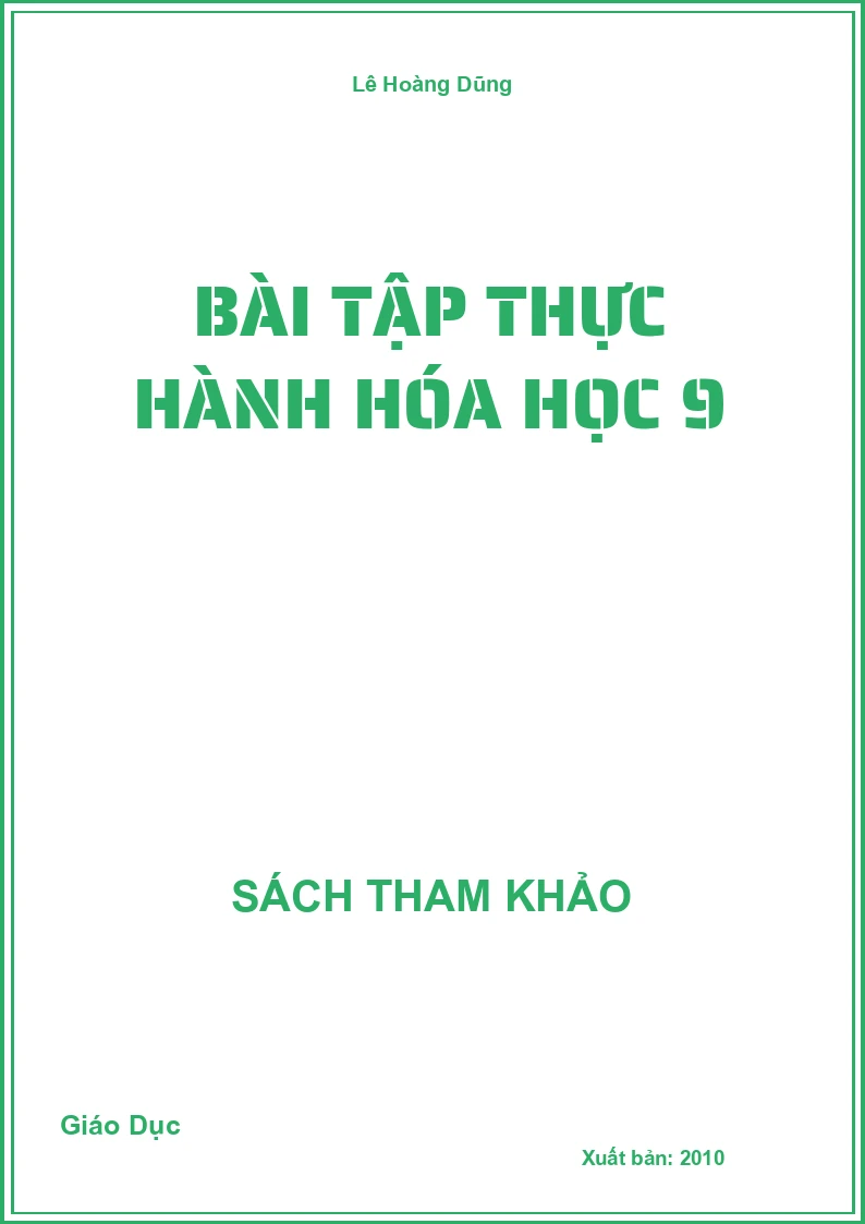 Bài tập thực hành hóa học 9