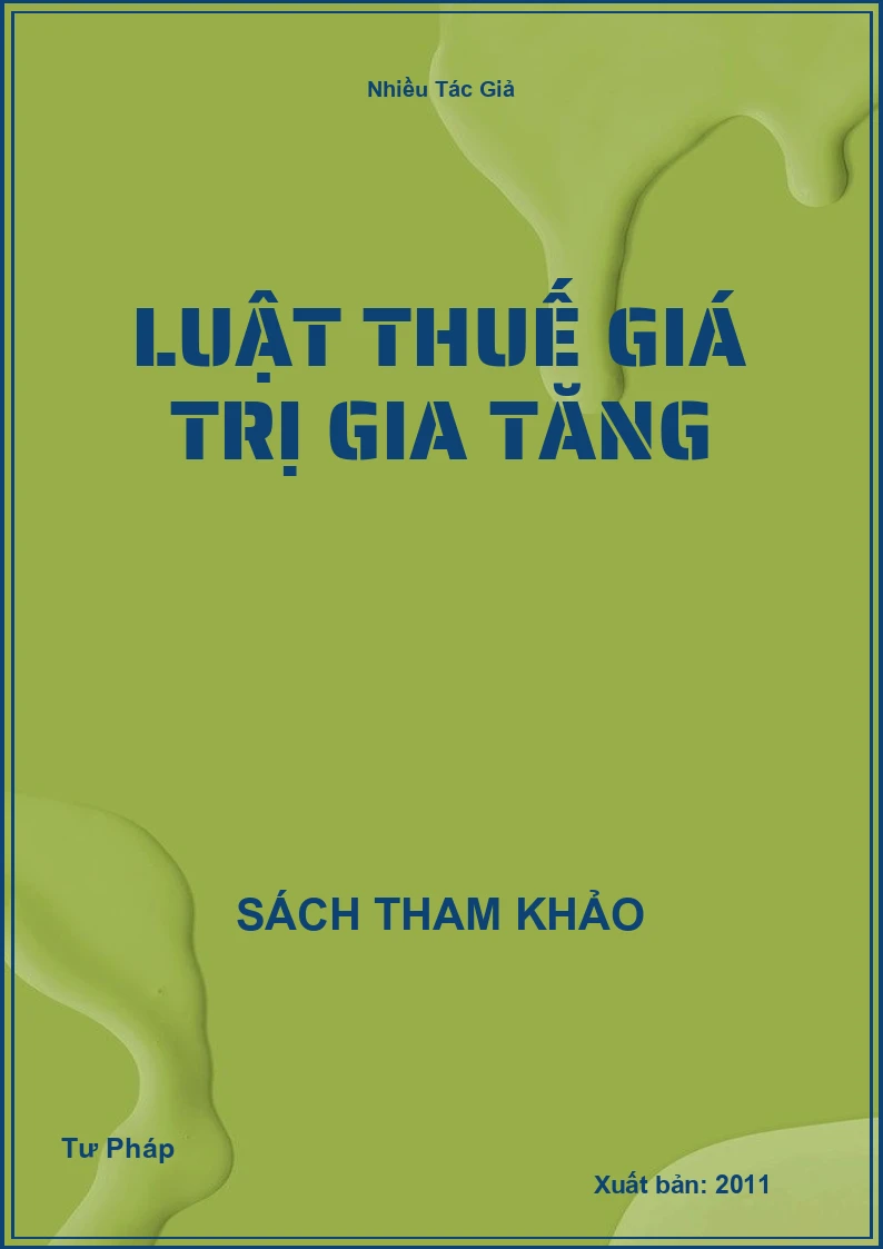Luật thuế giá trị gia tăng