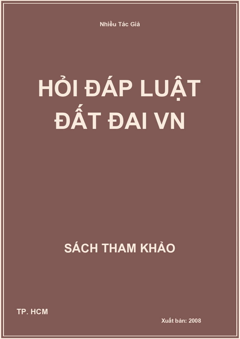 Hỏi đáp luật đất đai VN