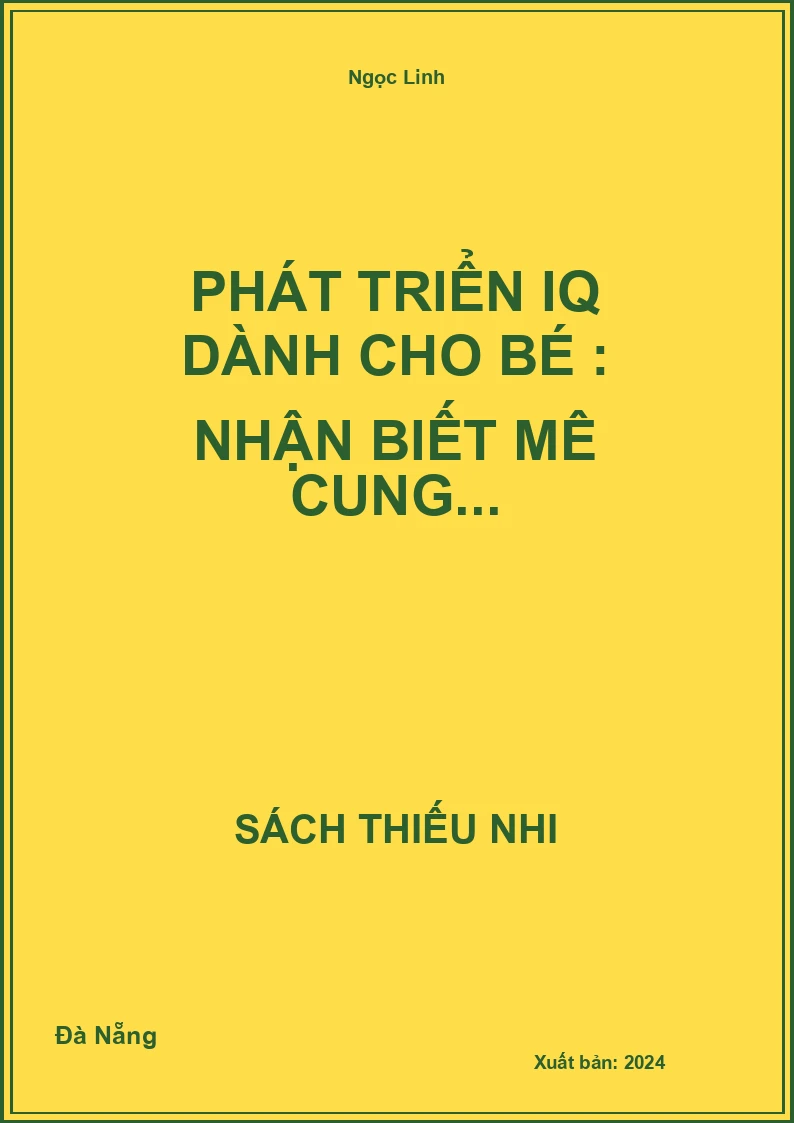 Phát triển IQ dành cho bé : Nhận biết mê cung...