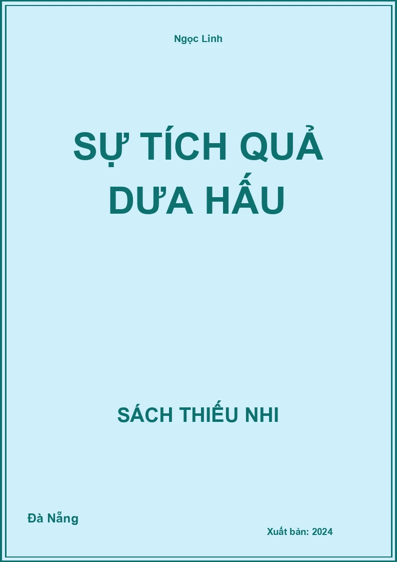 Sự tích quả dưa hấu