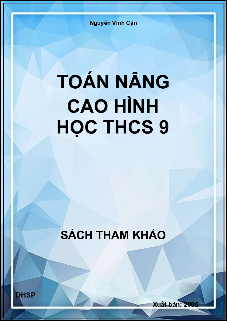 Toán nâng cao hình học THCS 9