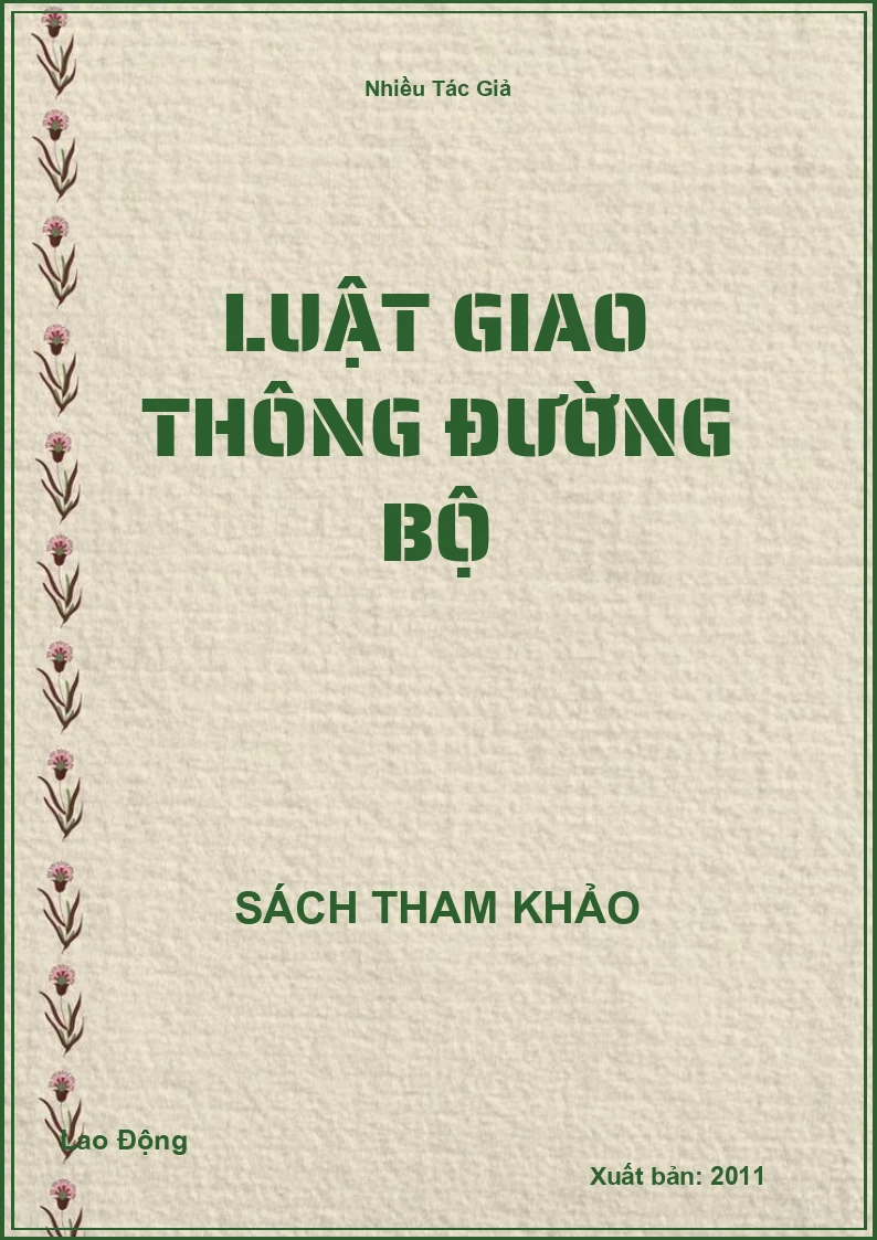 Luật giao thông đường bộ