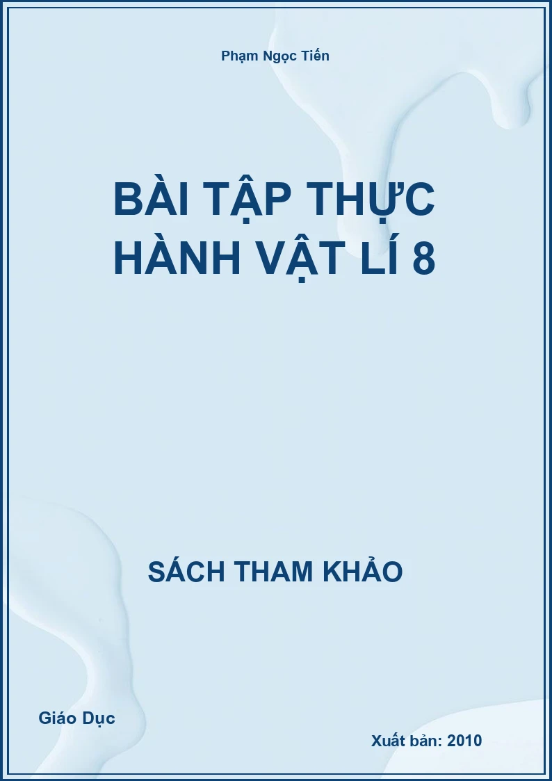 Bài tập thực hành Vật lí 8