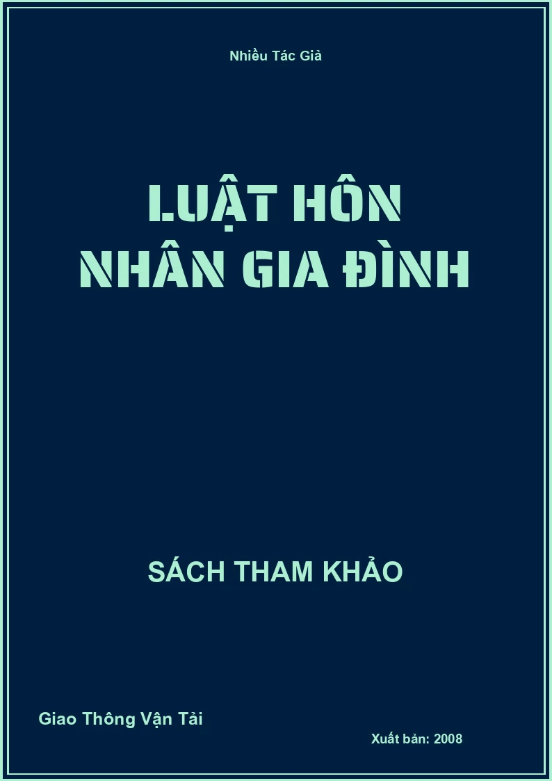 Luật hôn nhân gia đình