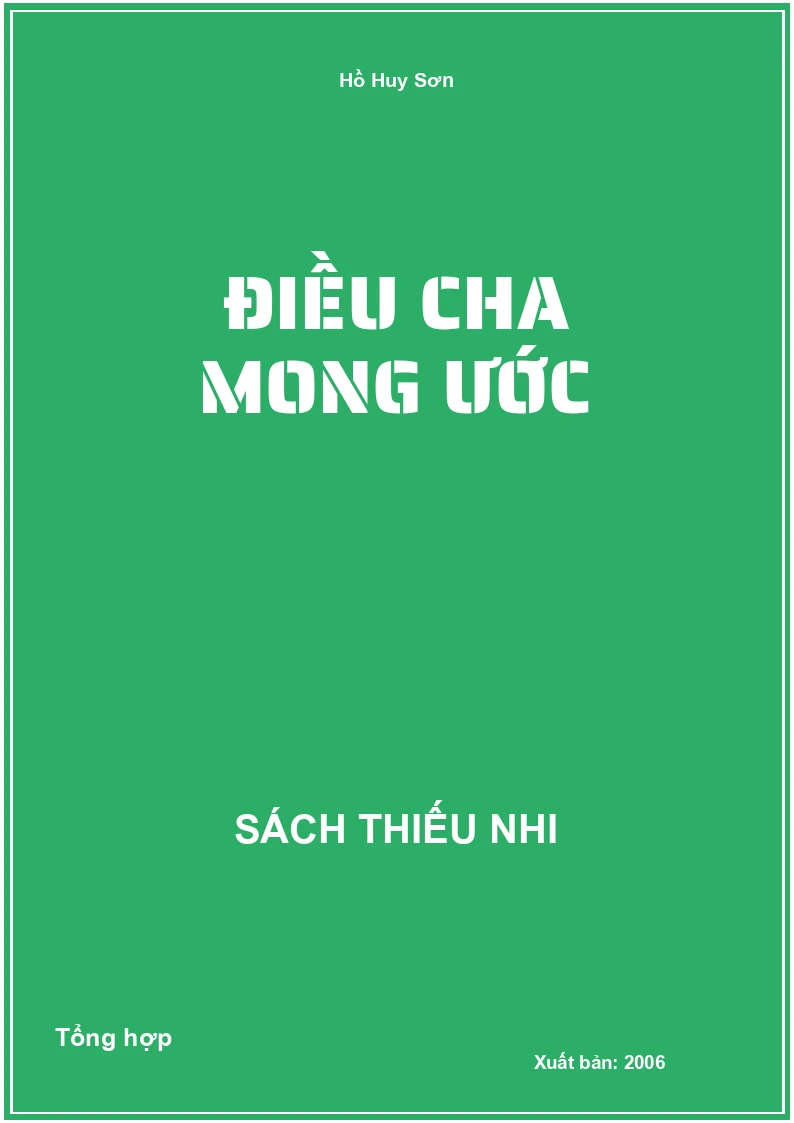 Điều cha mong ước