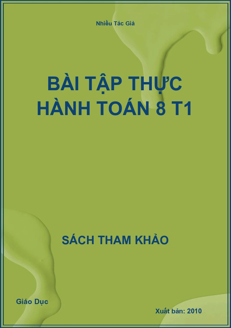 Bài tập thực hành Toán 8 T1