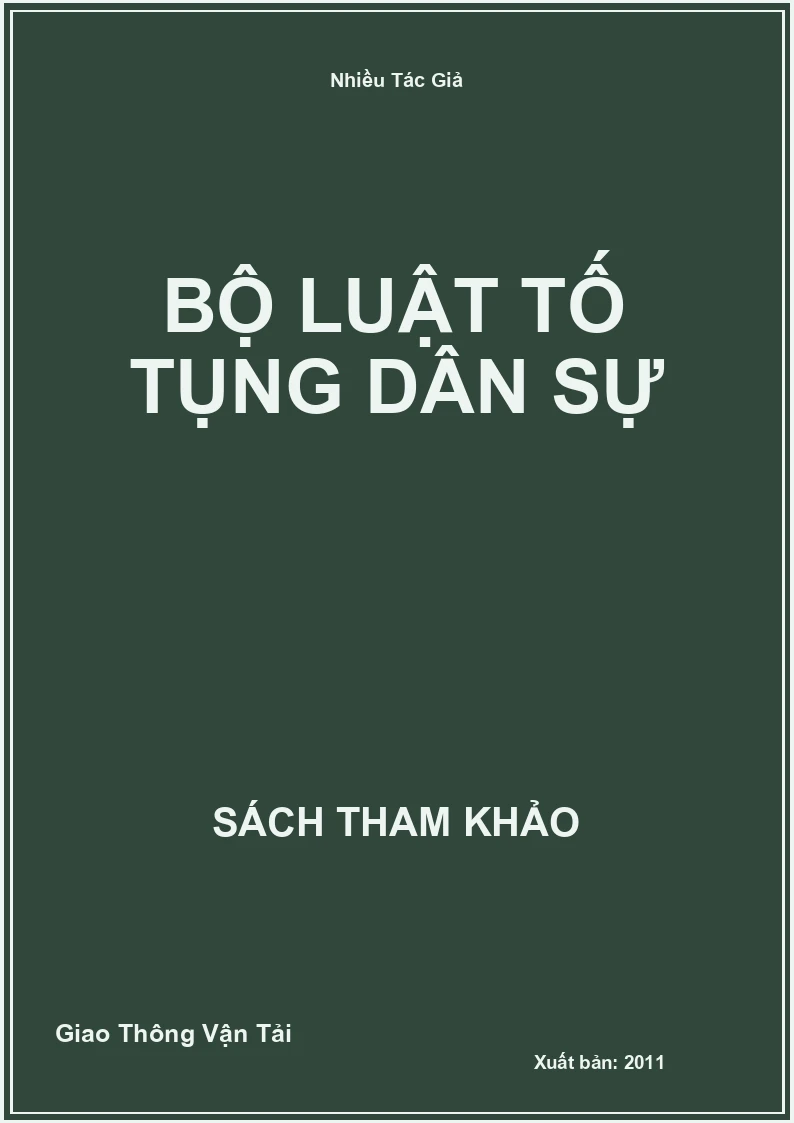 Bộ luật tố tụng dân sự