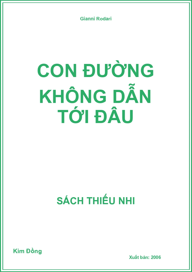 Con đường không dẫn tới đâu