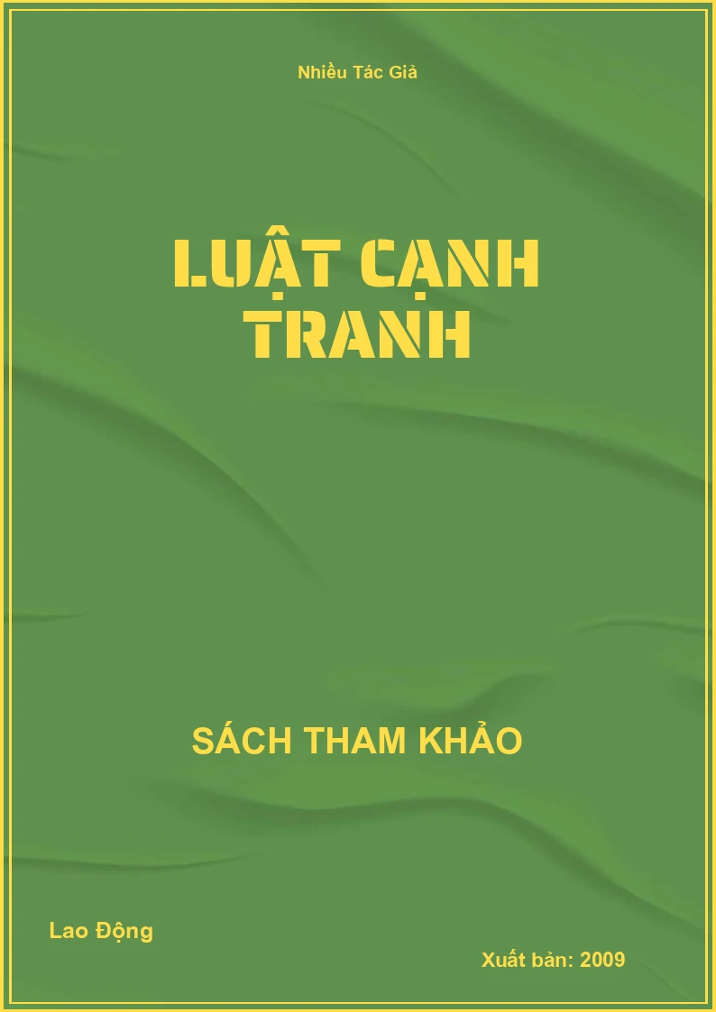 Luật cạnh tranh